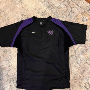 UW HUSKIES Nike Men's Black and Purple Jersey